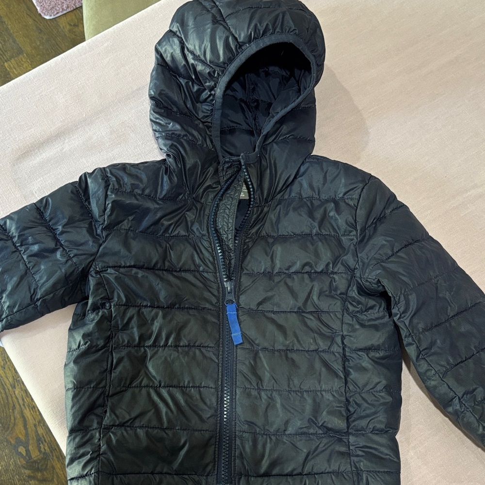 Kids Navy Blue Puffer Jacket